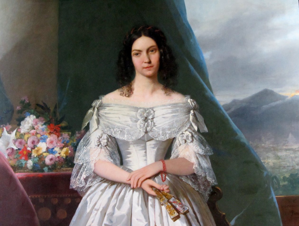 Dame fra Peru av Raymond Auguste Quinsac Monvoisin