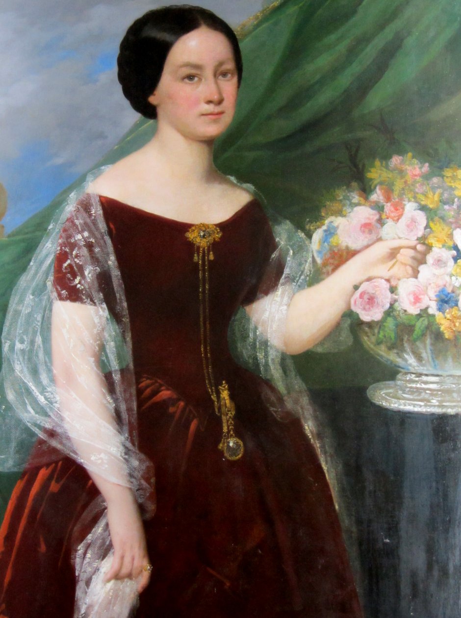 Doña Mercedez Herrera Molina av Raymond Auguste Quinsac Monvoisin