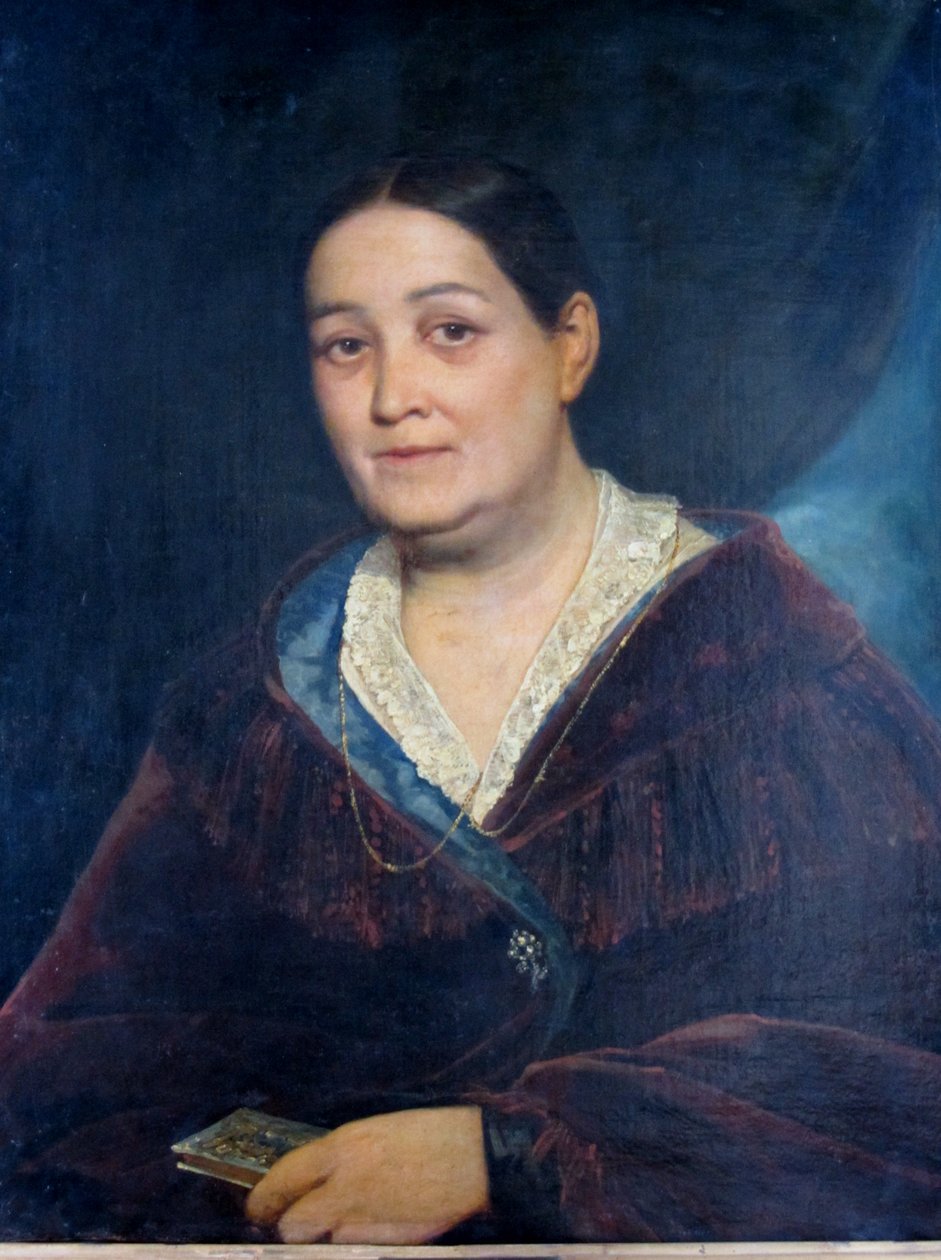 Fru Nicolasa Garmendía og Aguirre de Orrego av Raymond Auguste Quinsac Monvoisin
