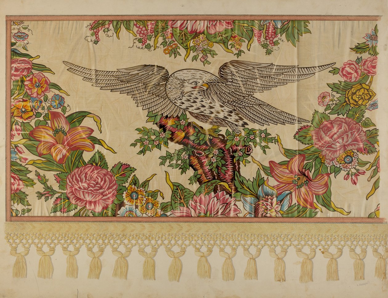 Chintz valance for plakatseng av Raymond Manupelli
