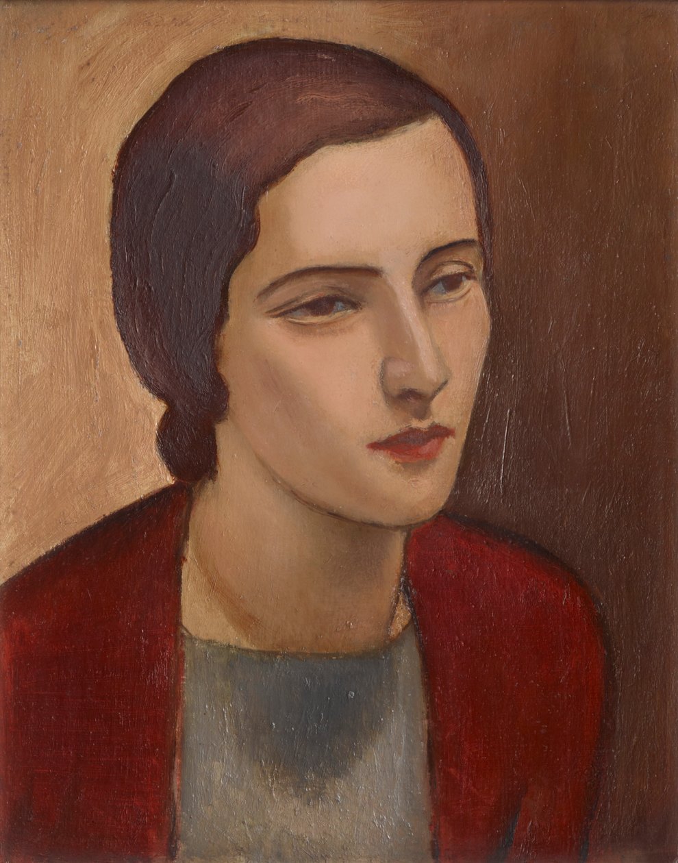 Hodet til en jente av Raymond McIntyre