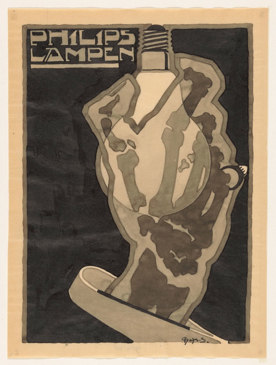 Philips lamper av Reijer Stolk (signed by artist)