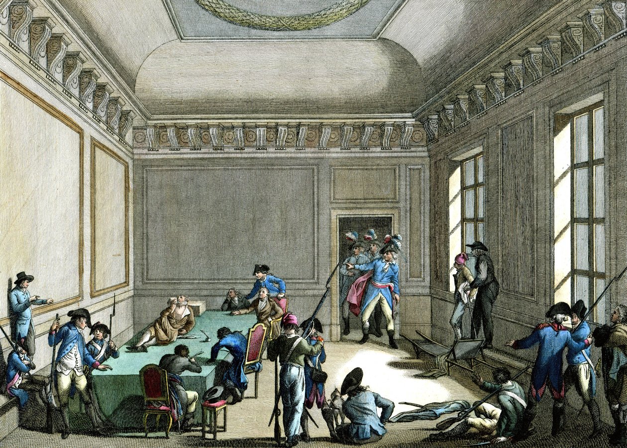 Arrestasjon av Robespierre av Reiner Vinkeles
