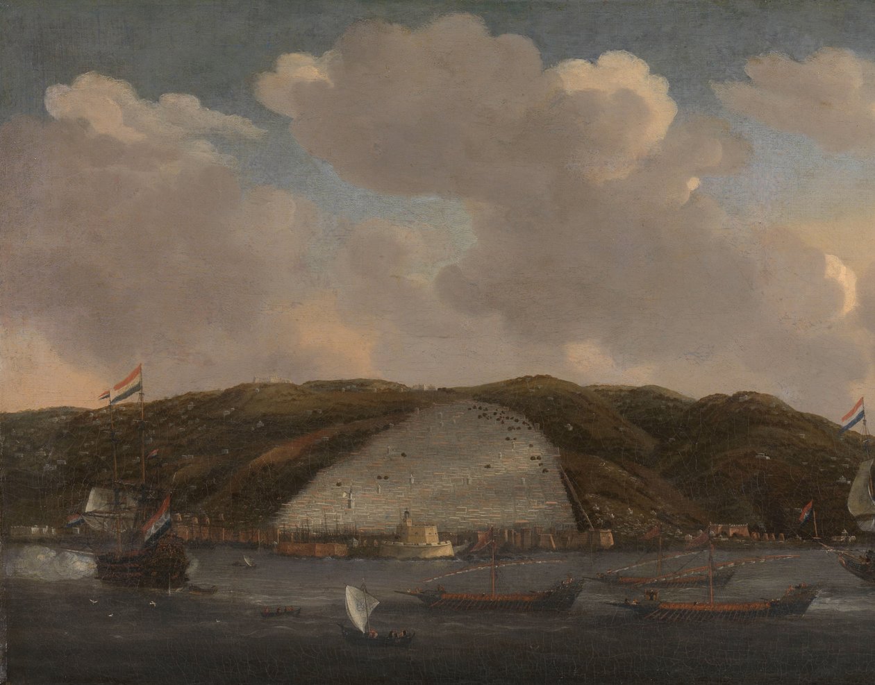 Utsikt over Alger av Reinier Nooms (signed by artist)