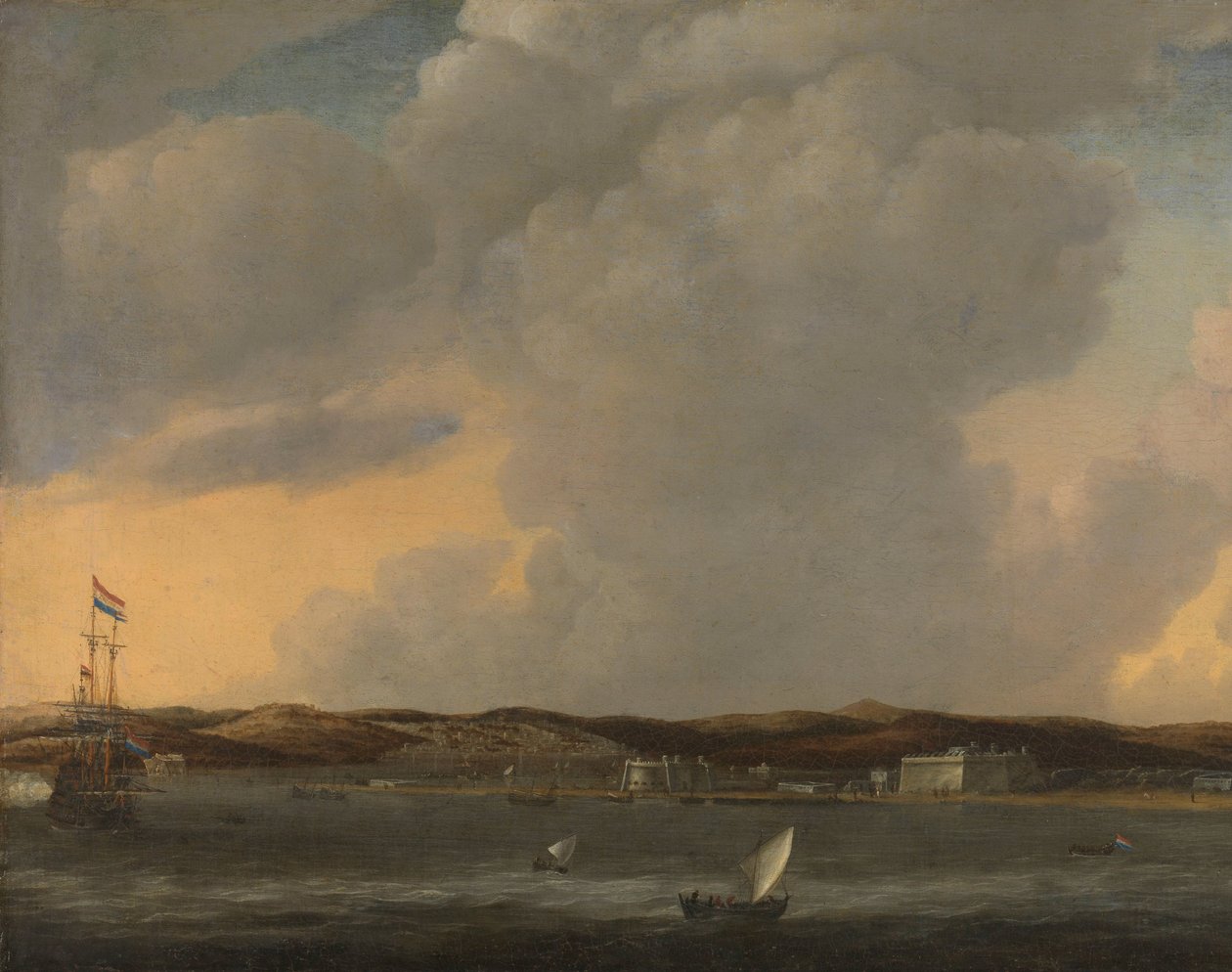 Utsikt over Tunis av Reinier Nooms (signed by artist)