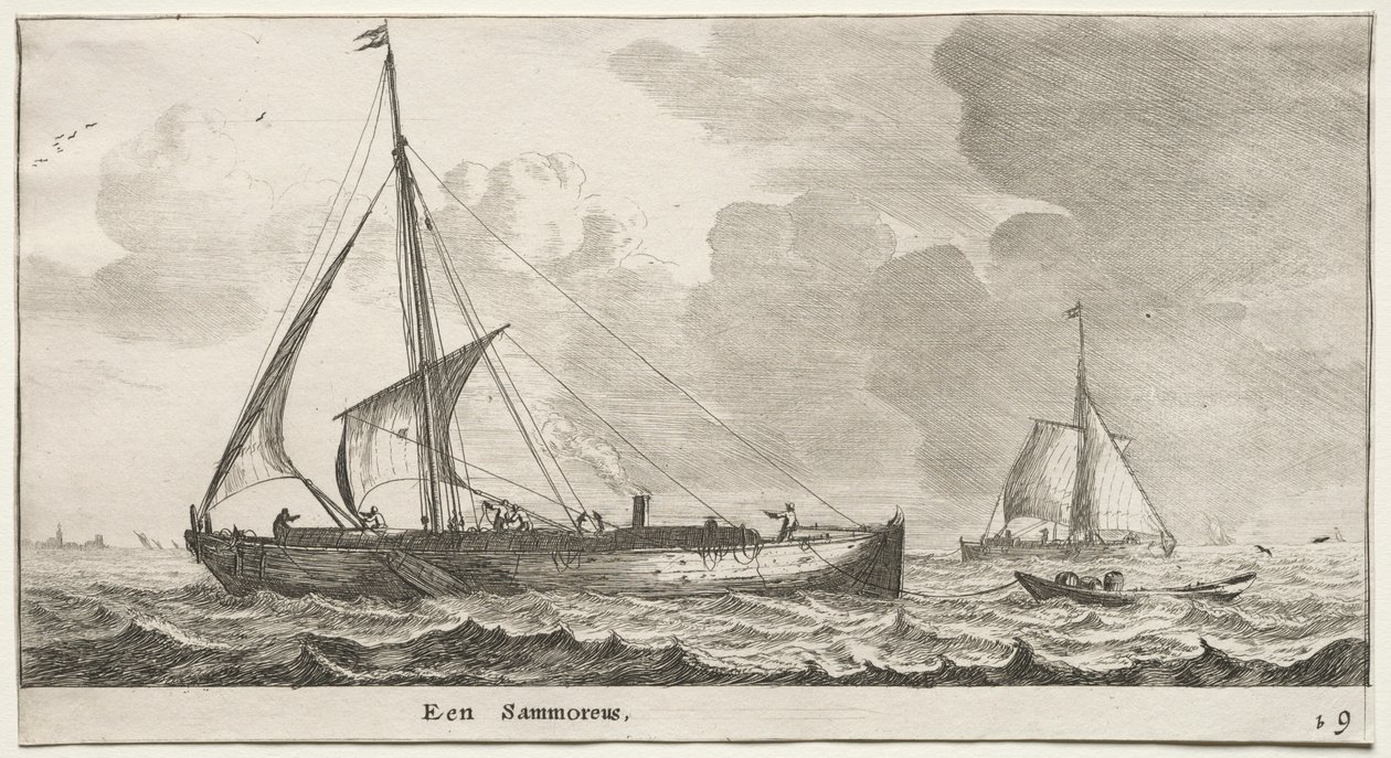 Ships of Amsterdam: A Merchantman. av Reinier Nooms