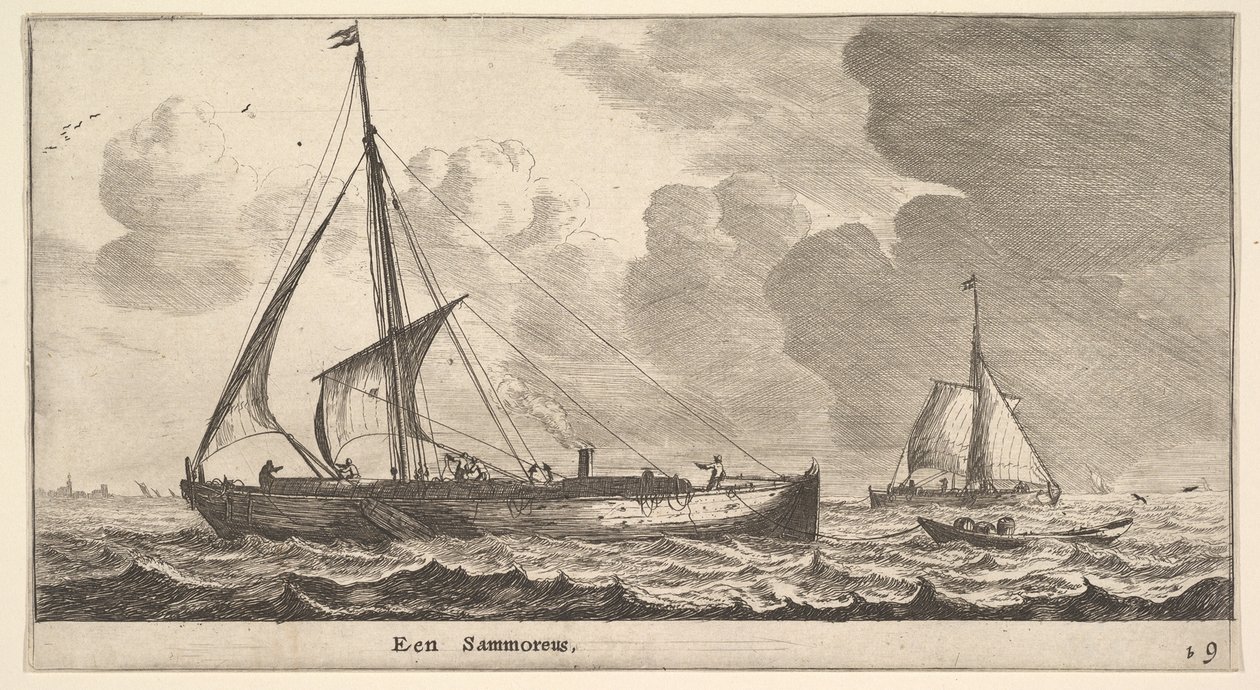 En samourisk, 1600-tallet. av Reinier Zeeman
