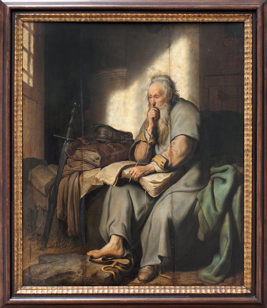 Saint Paul i fengsel, 1627 av Rembrandt van Rijn