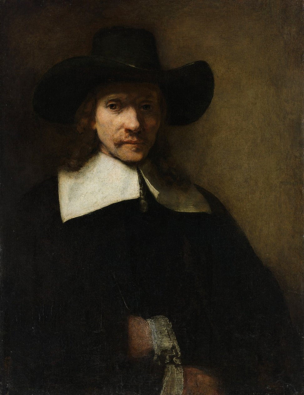 Portrett av en mann, ca. 1655-60 av Rembrandt van Rijn