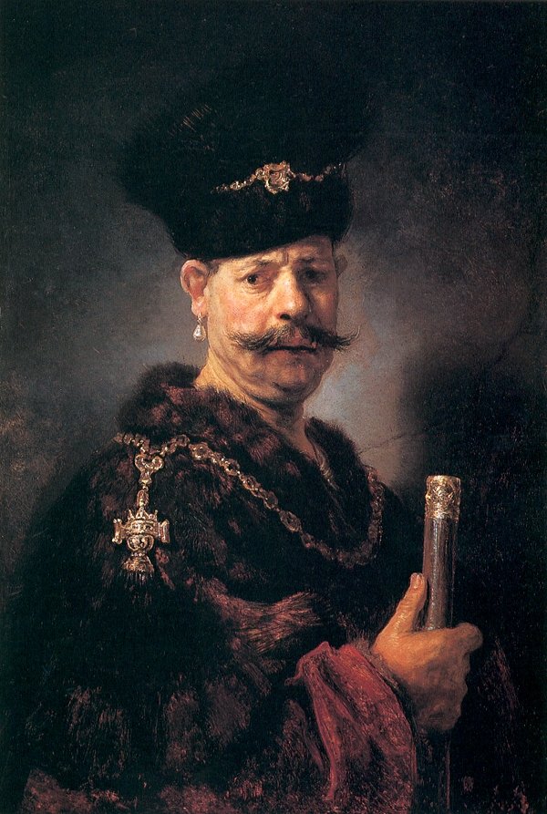 En polsk adelsmann av Rembrandt van Rijn