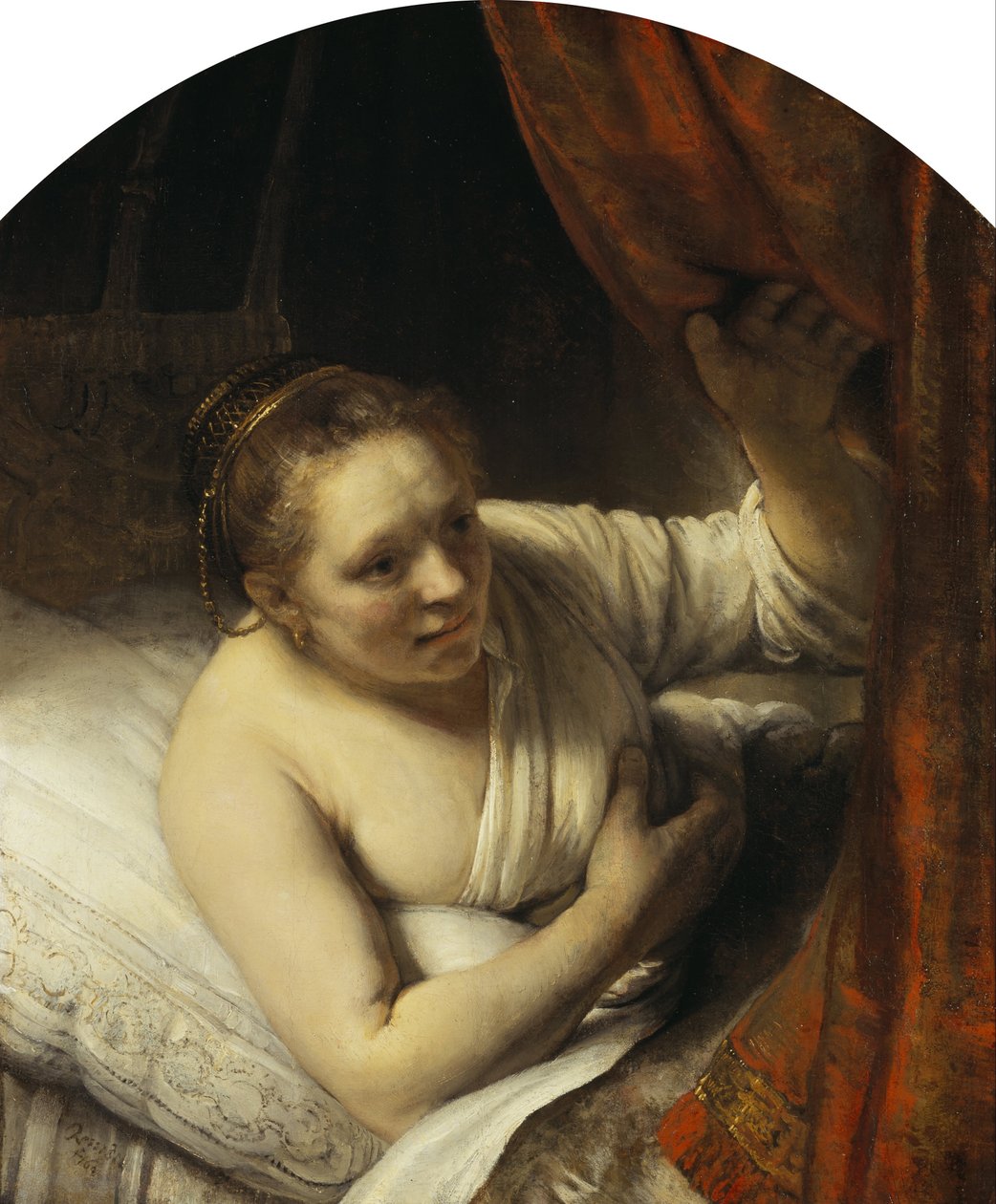 En kvinne i sengen av Rembrandt van Rijn