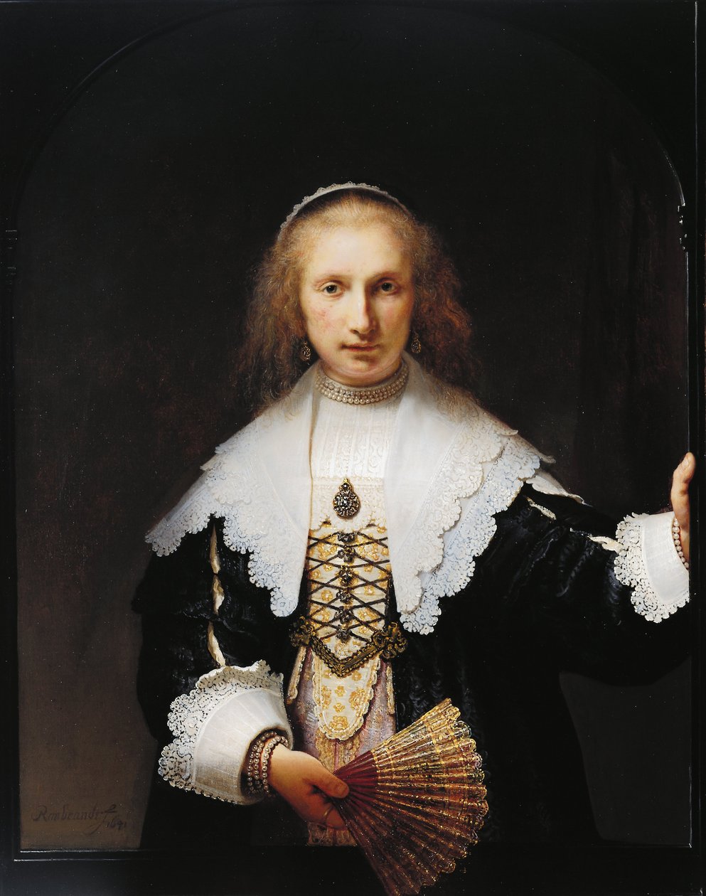 Agatha Bas (1611-58) av Rembrandt van Rijn
