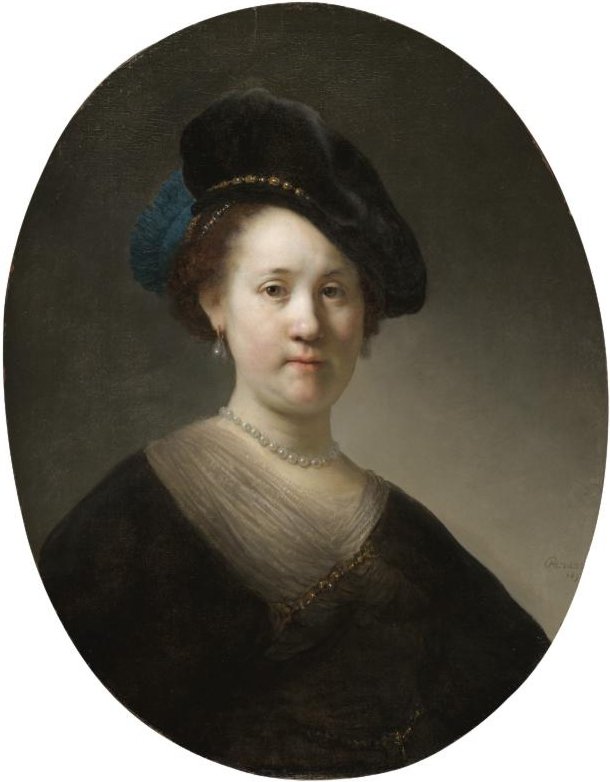 Rembrandts søster av Rembrandt van Rijn