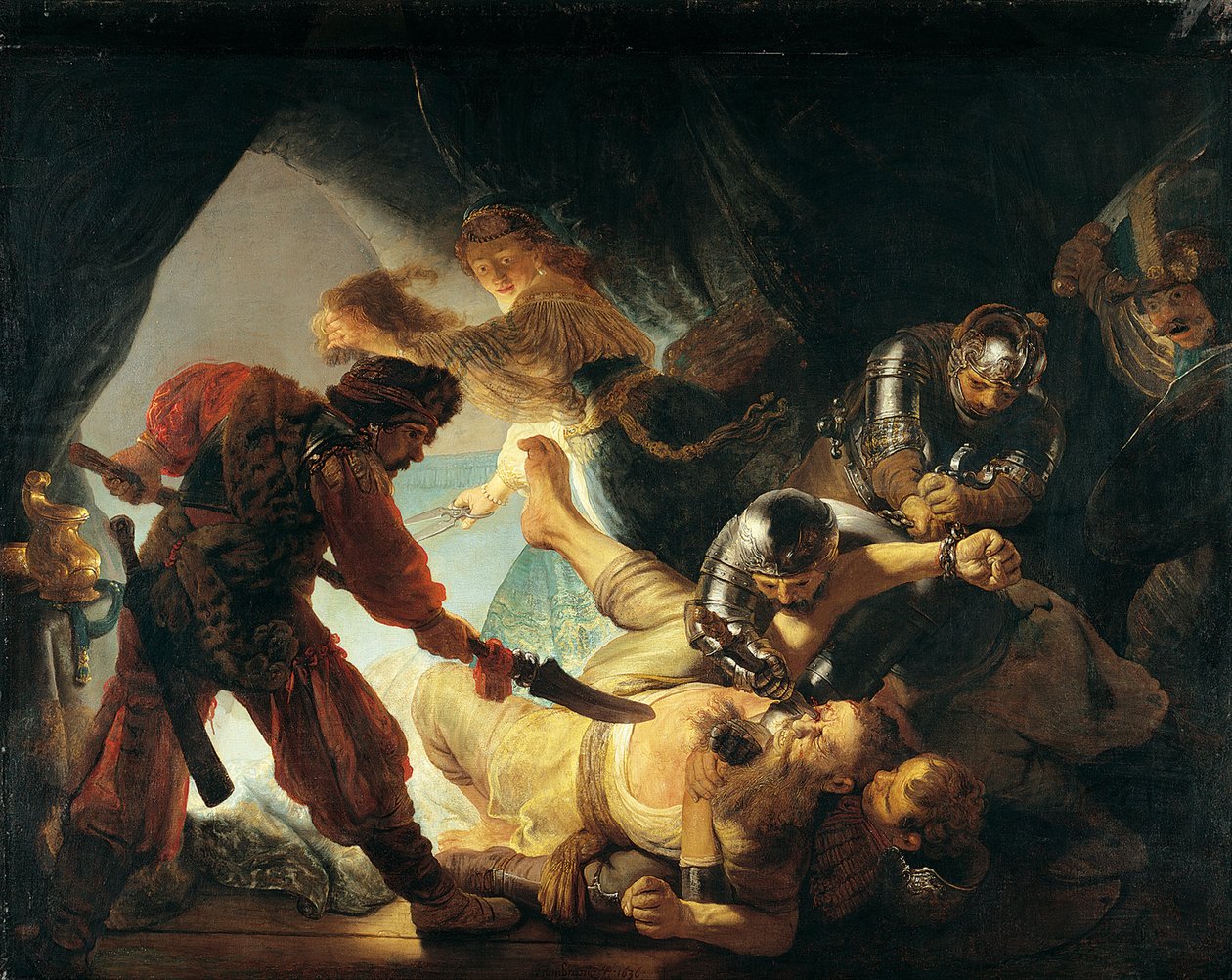 The Blinding of Samson av Rembrandt van Rijn