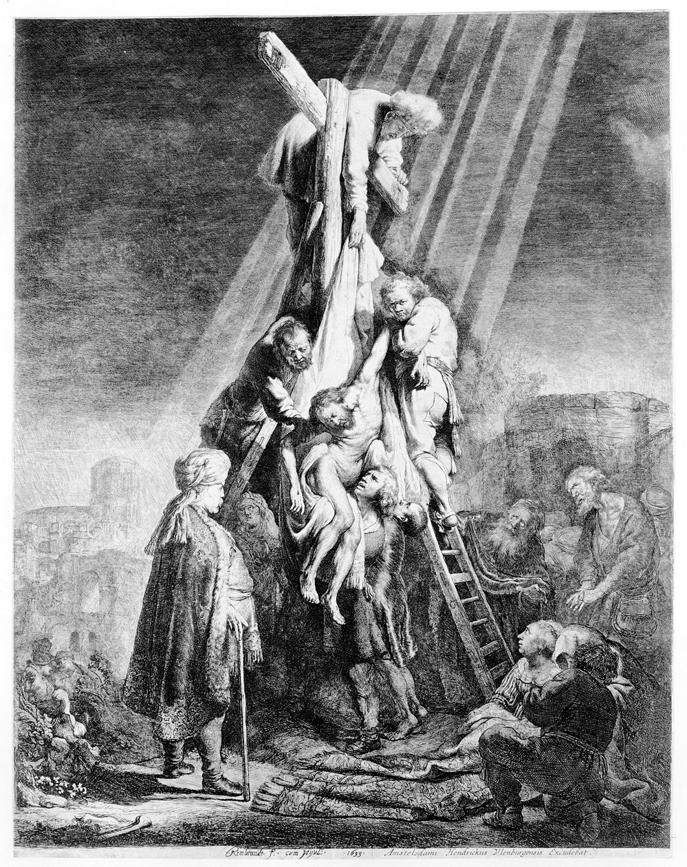 Deponeringen, 1633 av Rembrandt van Rijn
