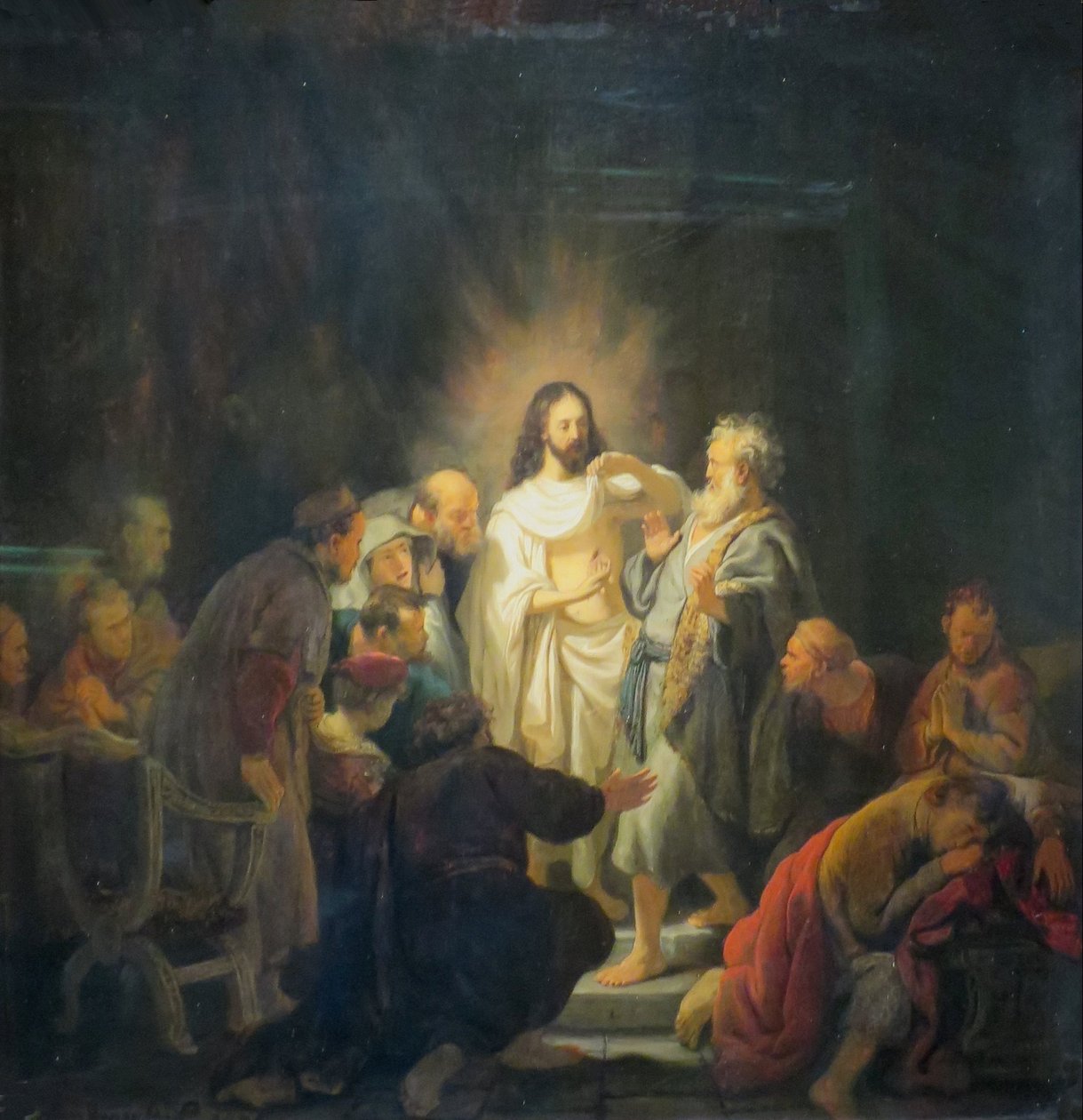 Incredulity of Thomas av Rembrandt van Rijn