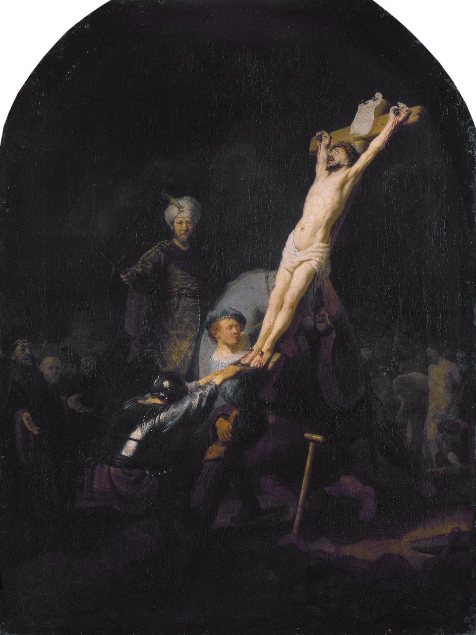 Korsets hevning av Rembrandt van Rijn
