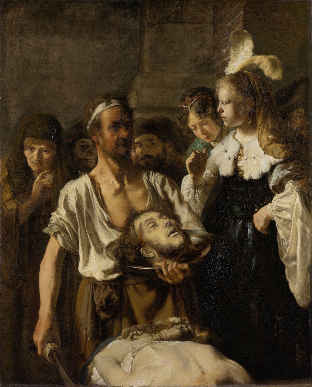 Halshugging av døperen Johannes av Rembrandt van Rijn