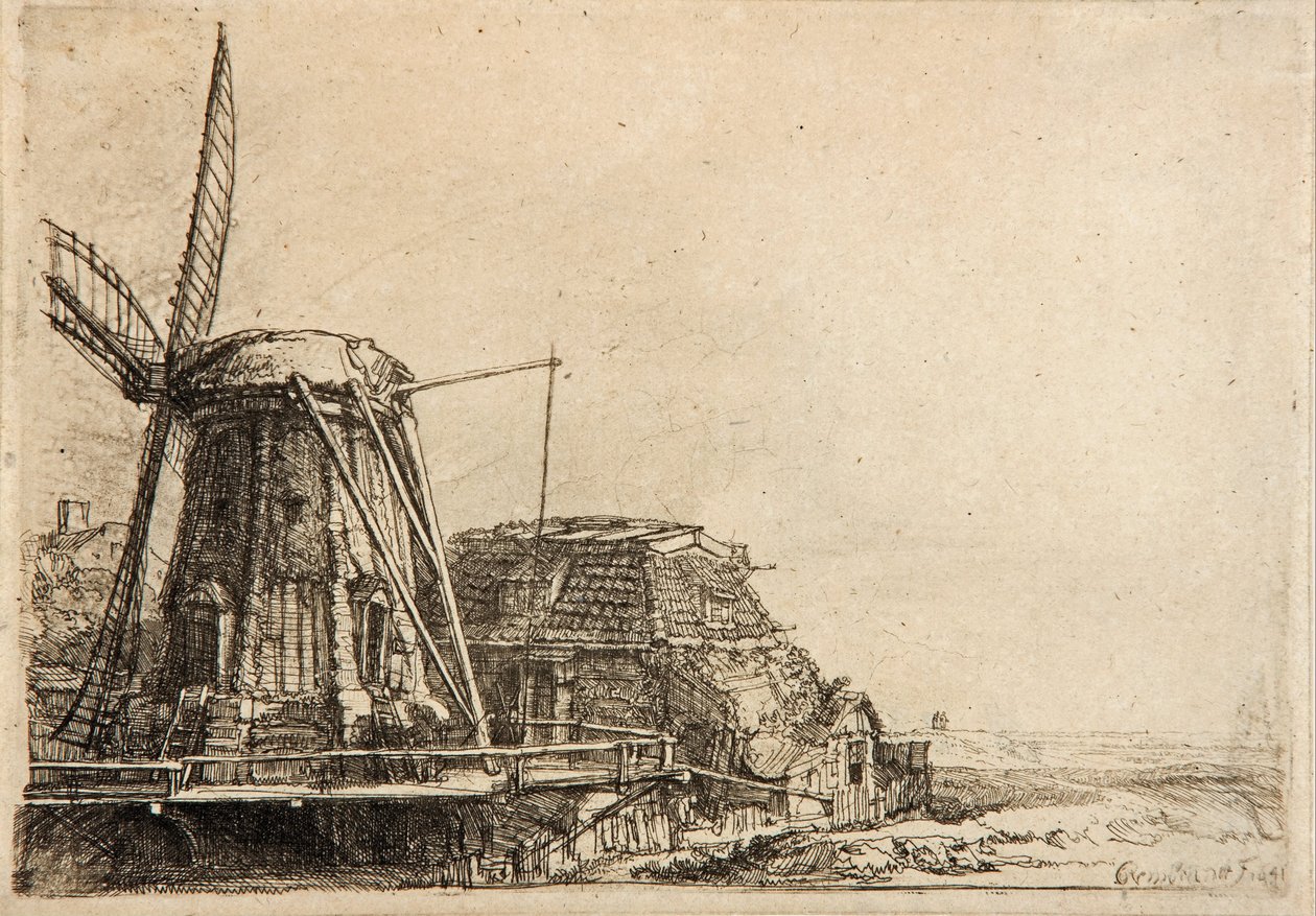 Vindmøllen av Rembrandt van Rijn