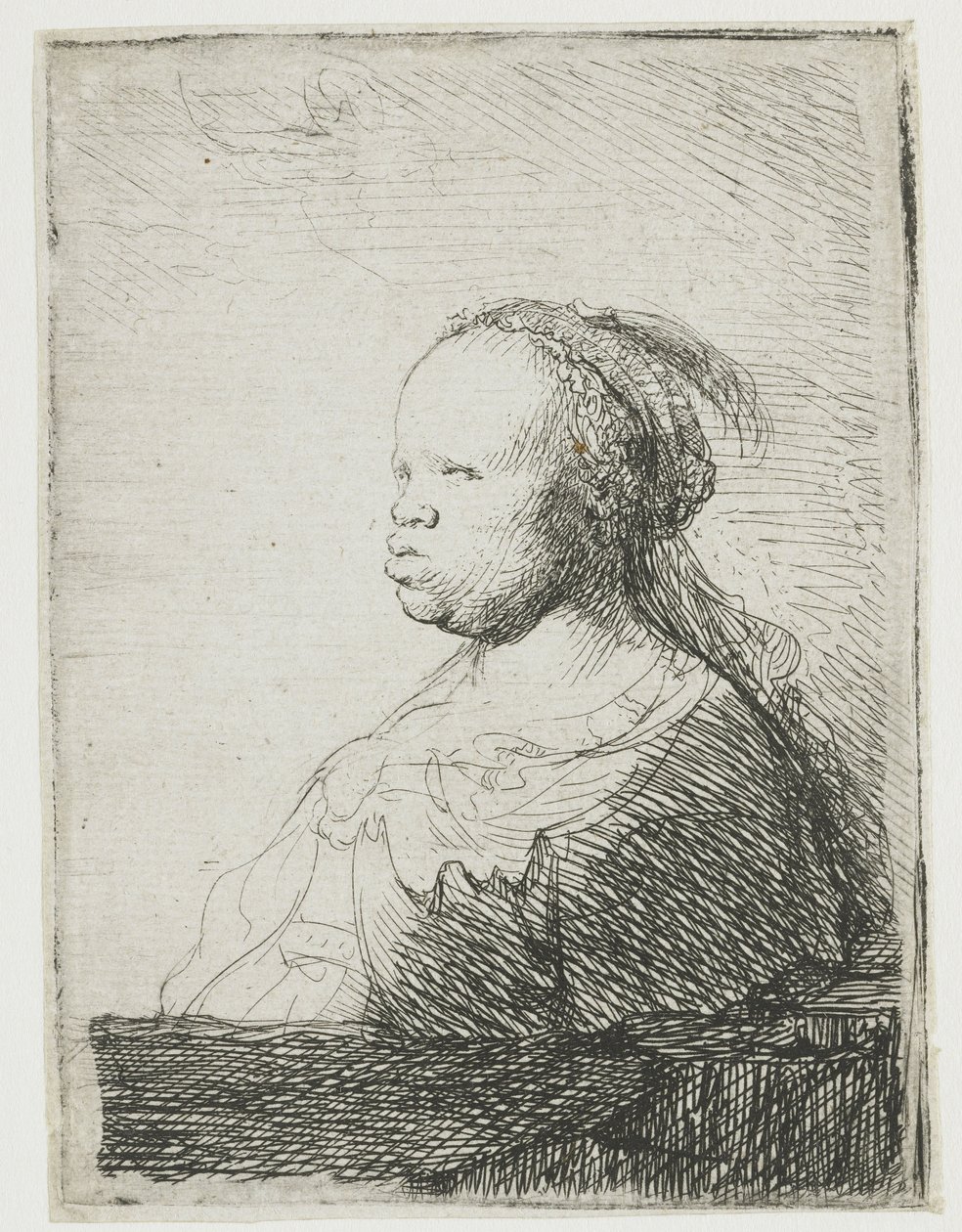 Afrikansk kvinne, 1628-32 av Rembrandt van Rijn