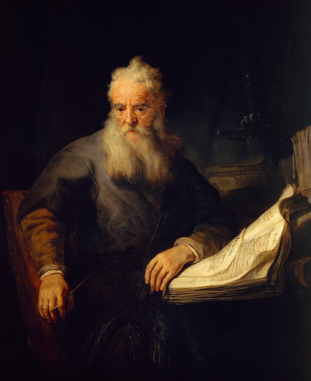Apostelen Paulus av Rembrandt Harmensz. van Rijn