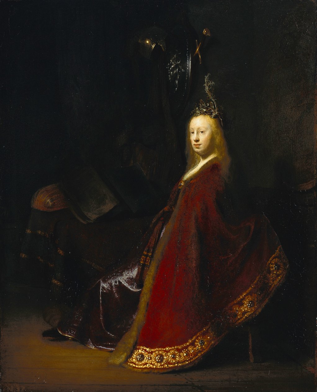 Minerva, 1631 av Rembrandt van Rijn