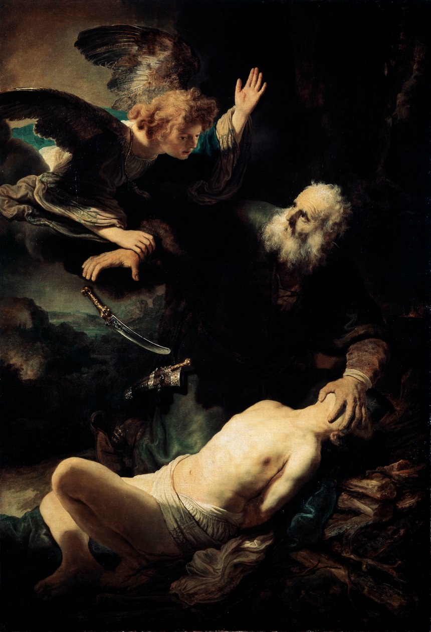 Abraham ofret Isak, 1635. av Rembrandt van Rijn