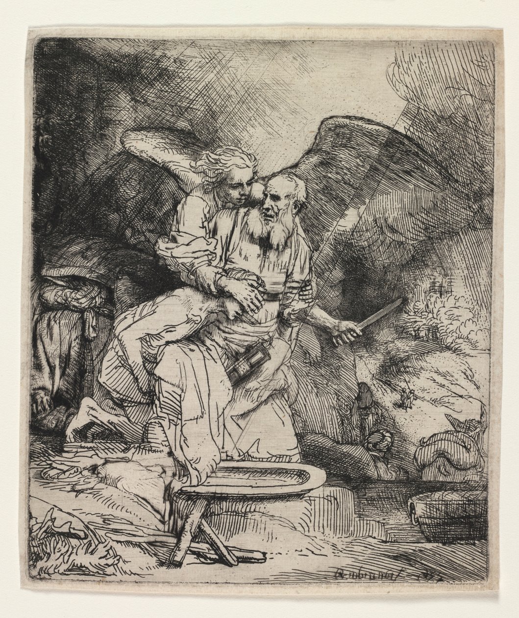 Abrahams offer, 1655. av Rembrandt van Rijn
