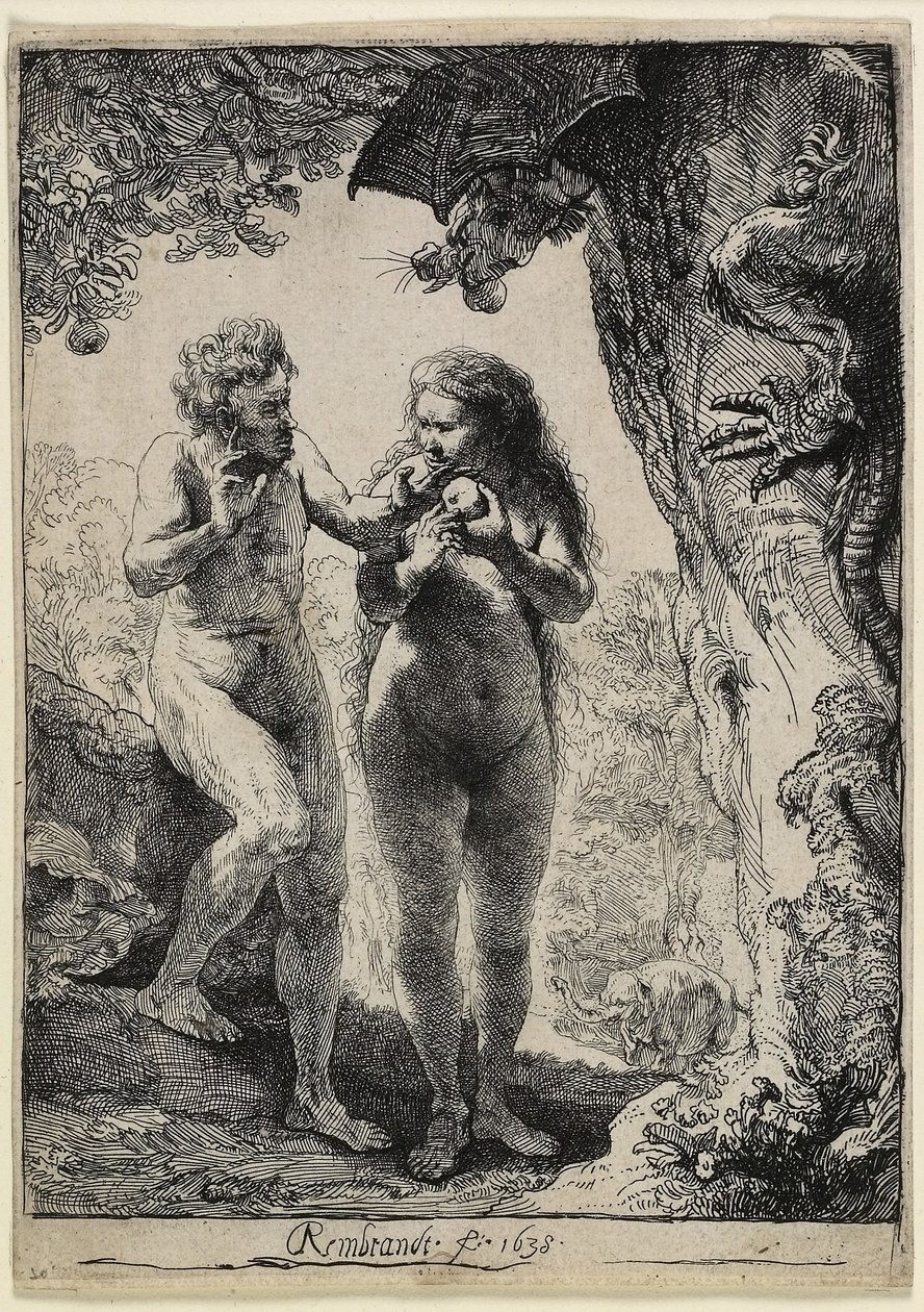 Adam og Eva av Rembrandt van Rijn