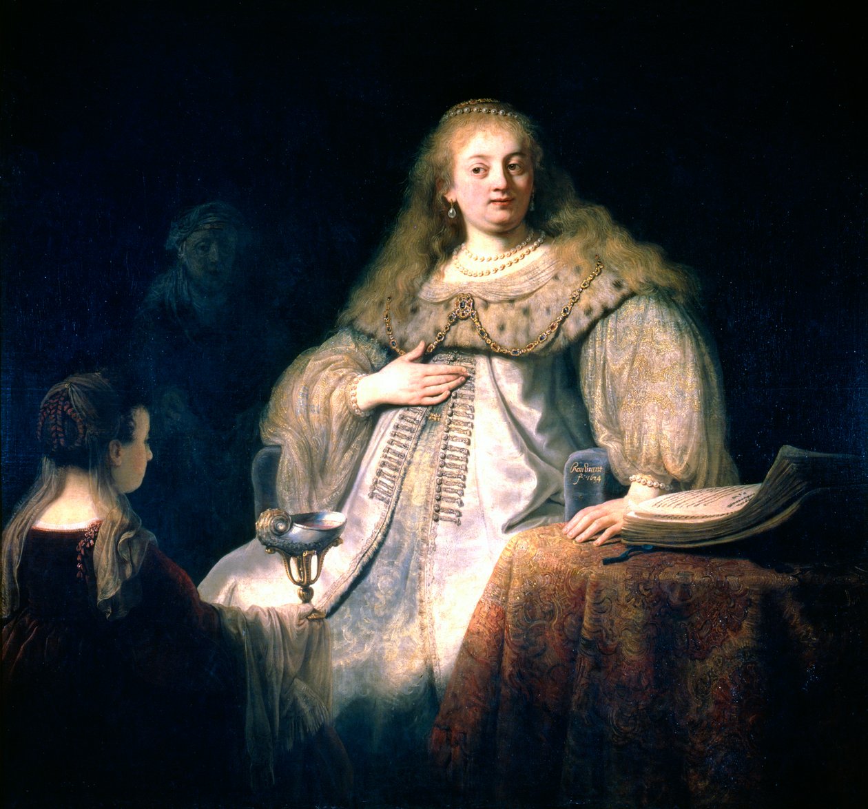 Artemisia, 1634 av Rembrandt van Rijn