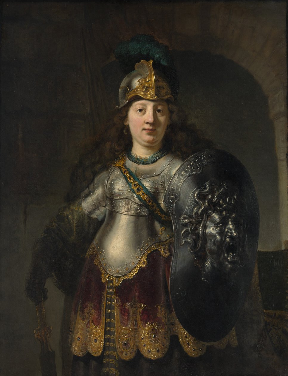 Bellona, 1633. av Rembrandt van Rijn