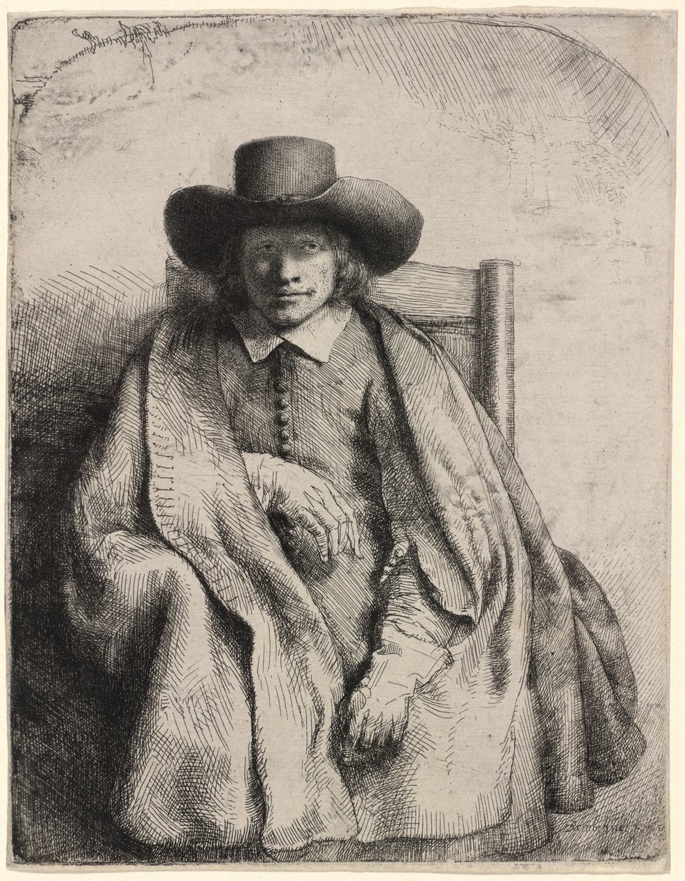 Clement de Jonghe av Rembrandt van Rijn
