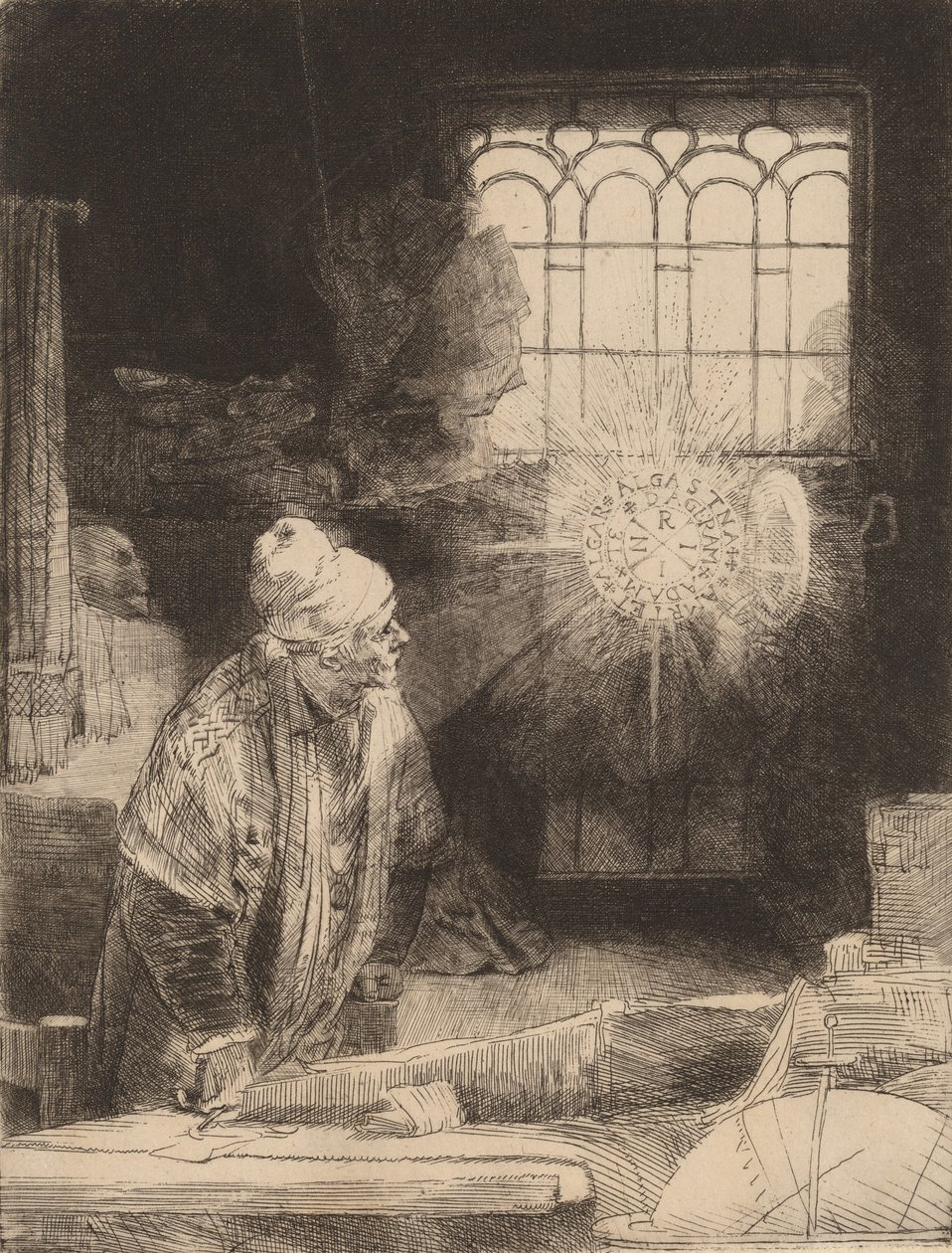 Faust, c. 1652. av Rembrandt van Rijn