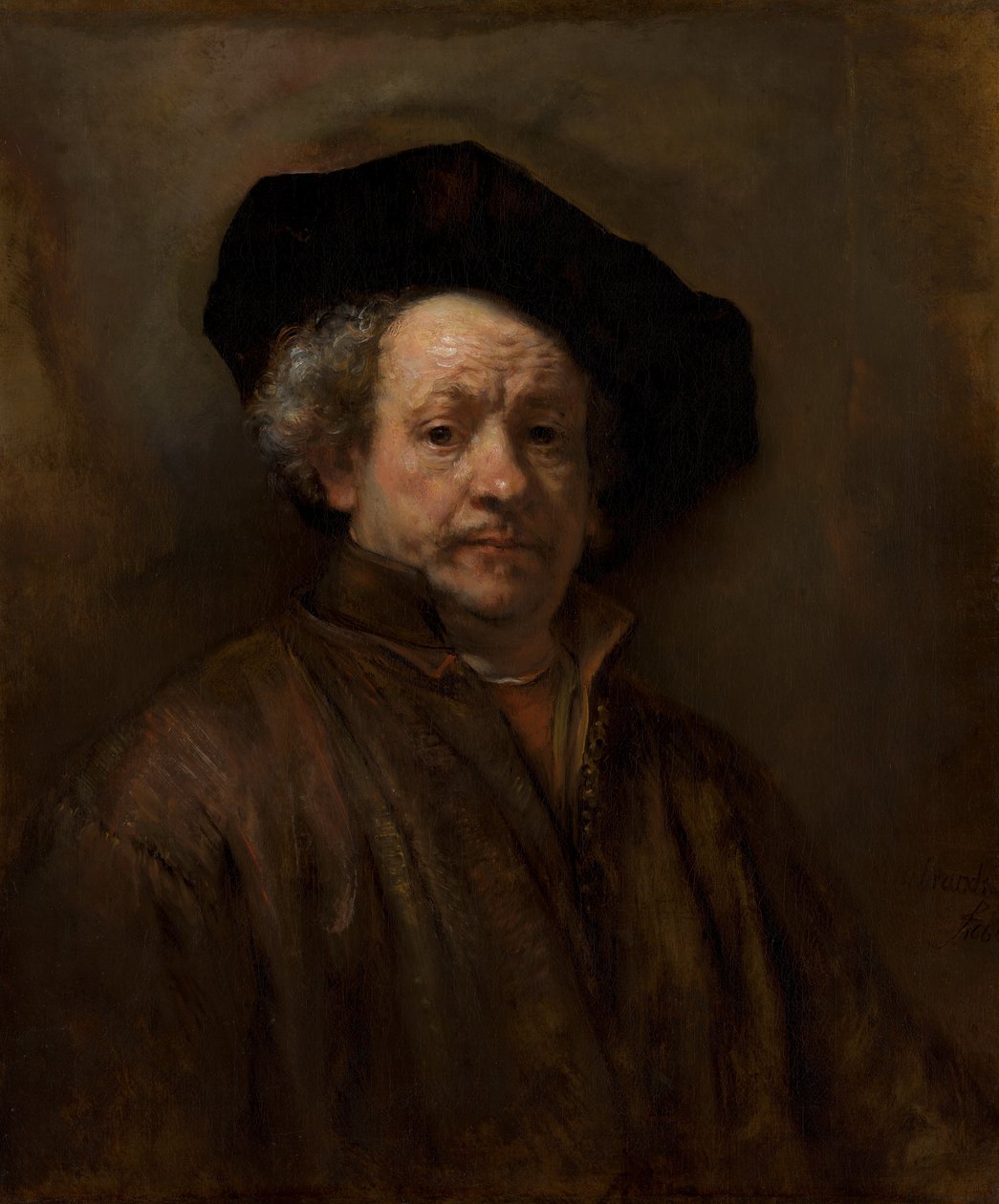 Selvportrett, 1660. av Rembrandt van Rijn