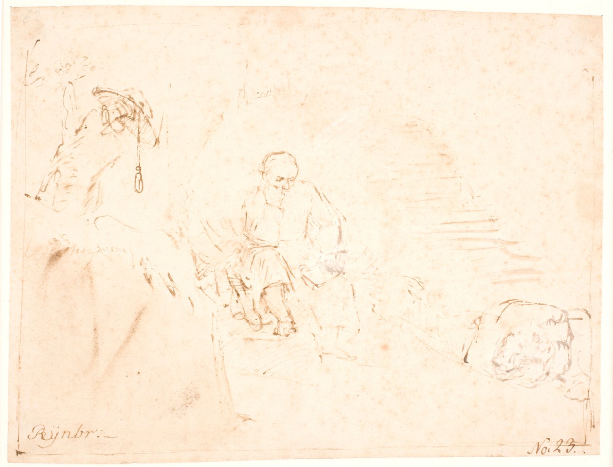 St. Jerome av Rembrandt van Rijn
