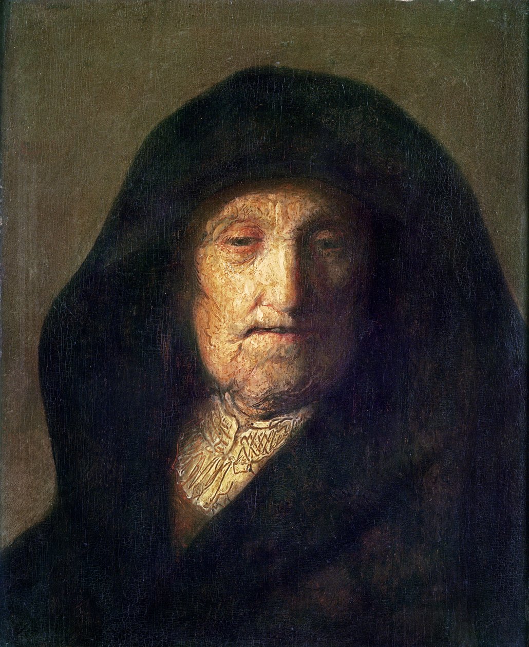 Kunstnerens mor (olje) av Rembrandt van Rijn