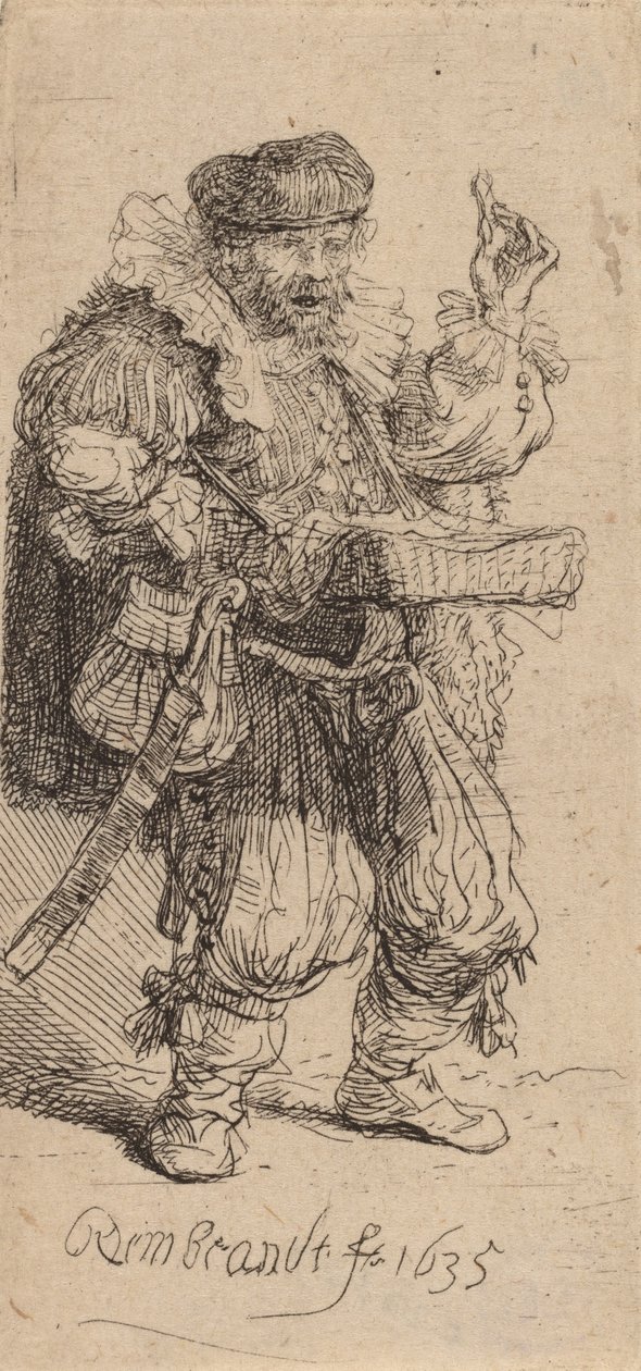 Kvaksalveren, 1635. av Rembrandt van Rijn