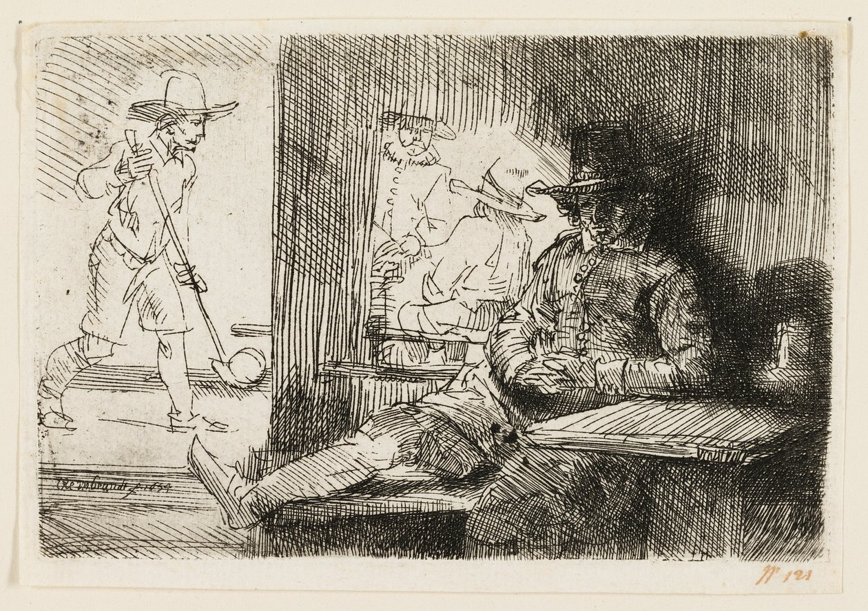 Ringballspilleren av Rembrandt van Rijn