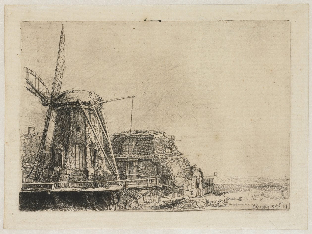 Vindmøllen Vindmøllen av Rembrandt van Rijn