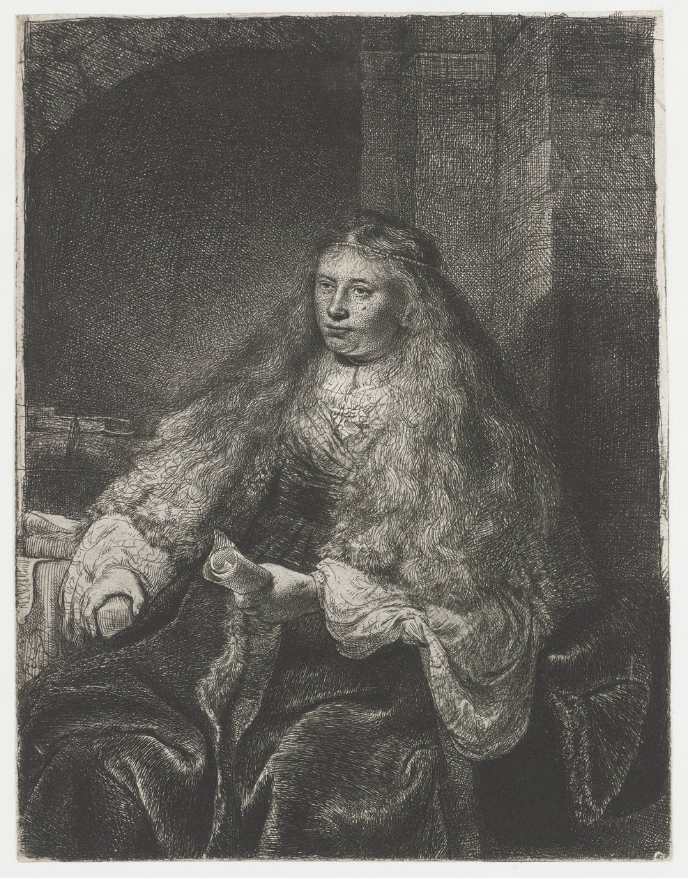 Den store jødiske bruden av Rembrandt van Rijn