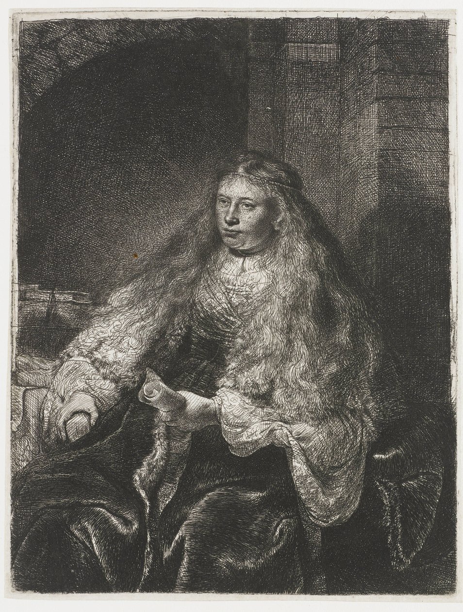 Den store jødiske bruden av Rembrandt van Rijn