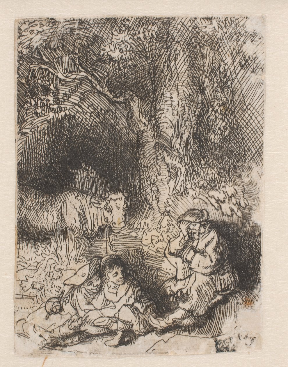 Den sovende gjeteren av Rembrandt van Rijn