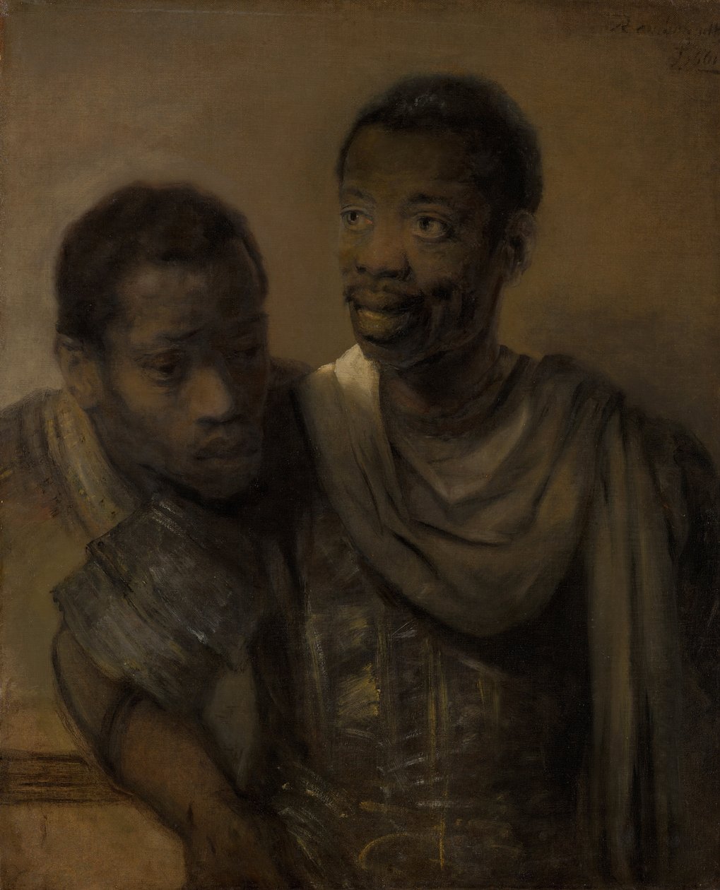 To svarte, 1661 av Rembrandt van Rijn