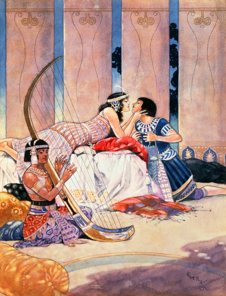 Cleopatra (69–30 f.Kr.) (wc) av René Bull