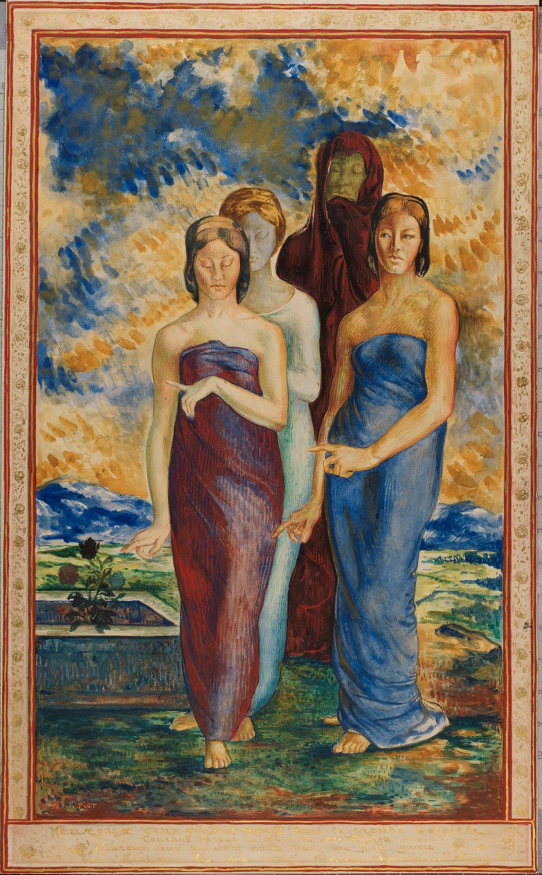 Allegoriske figurer, slutten av 1800-begynnelsen av 1900-tallet. av Rene Piot