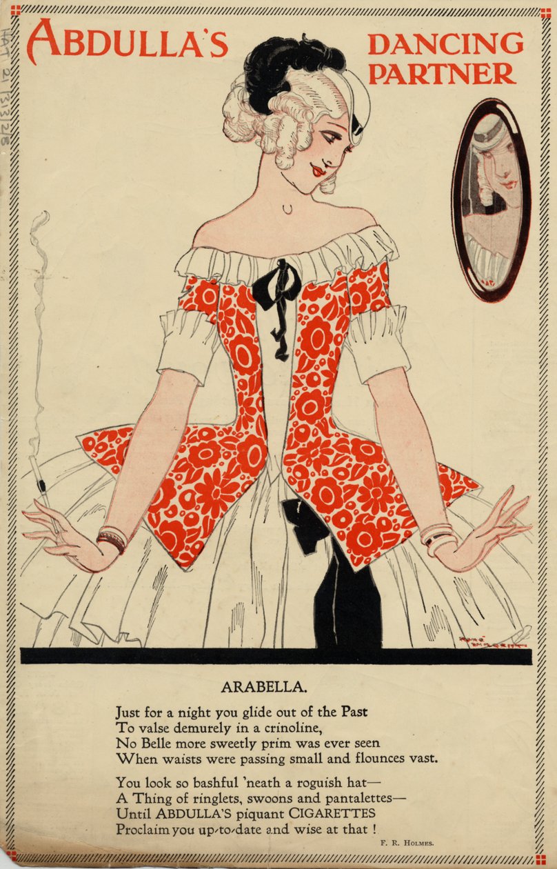 Abdulla-sigaretter, 1920-tallet av Rene Vincent