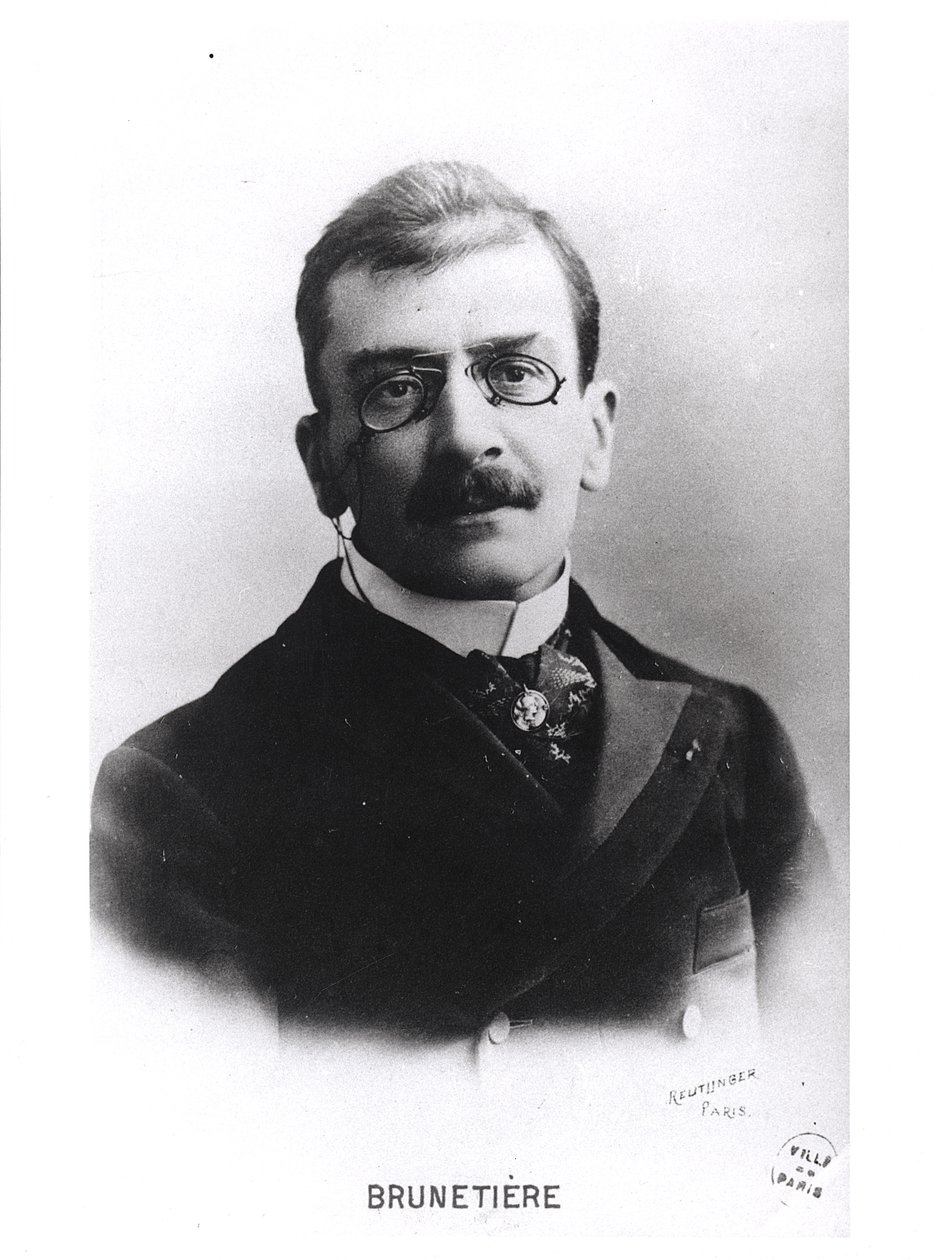 Portrett av Ferdinand Brunetiere (1849-1906) av Reutlinger Studio