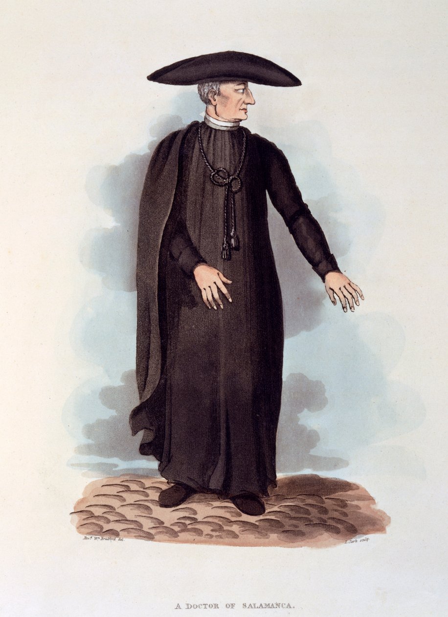 A Doctor of Salamanca, illustrasjon fra 