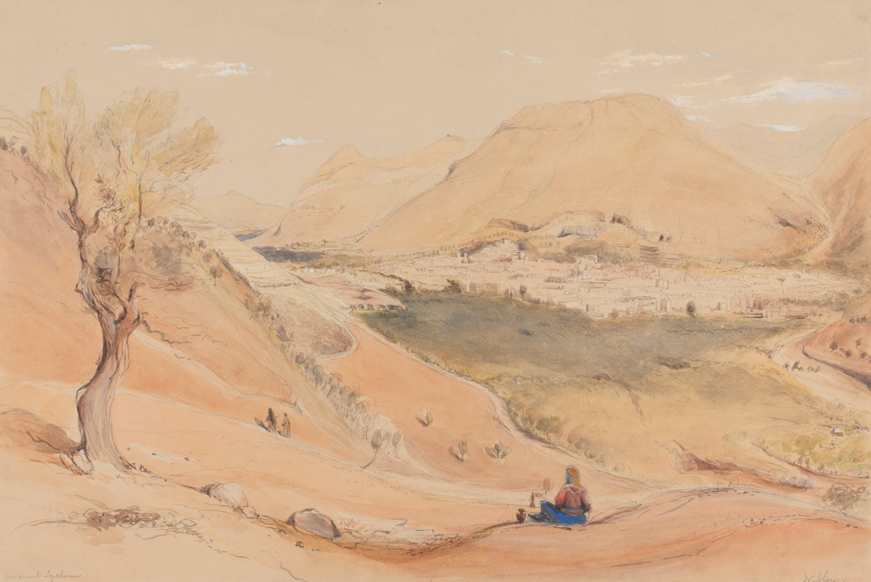 Nablous [Nablus], Jordan av Rev. Edward Thomas Daniell