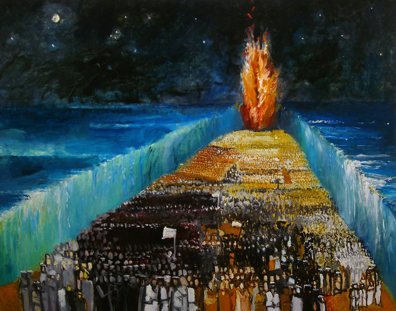 Exodus, 1999 av Richard Contemporary Artist Mcbee
